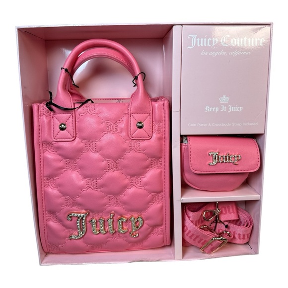 Juicy Couture Pink Crossbody Bag - Picture 1 of 6